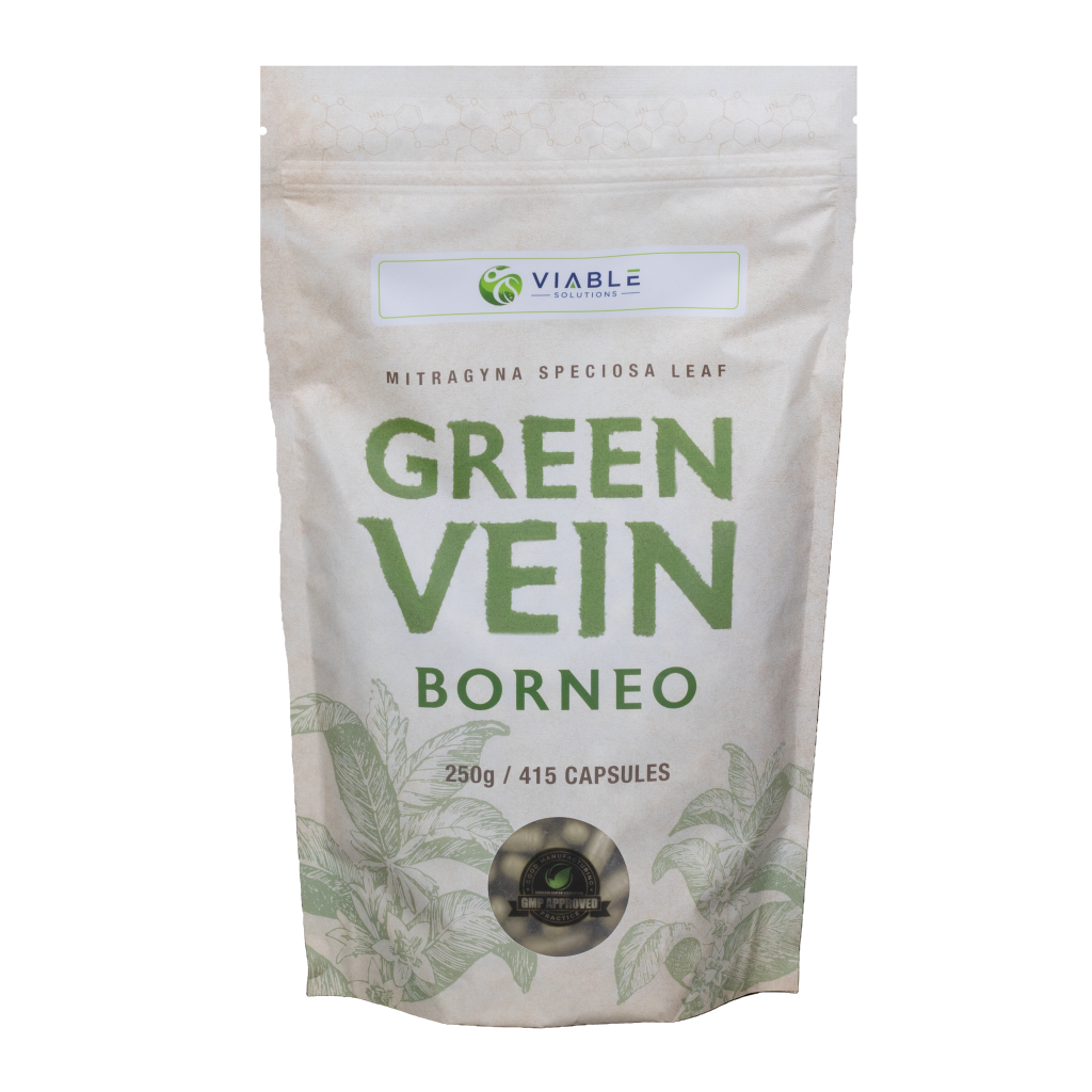 best kratom capsules: green vein borneo