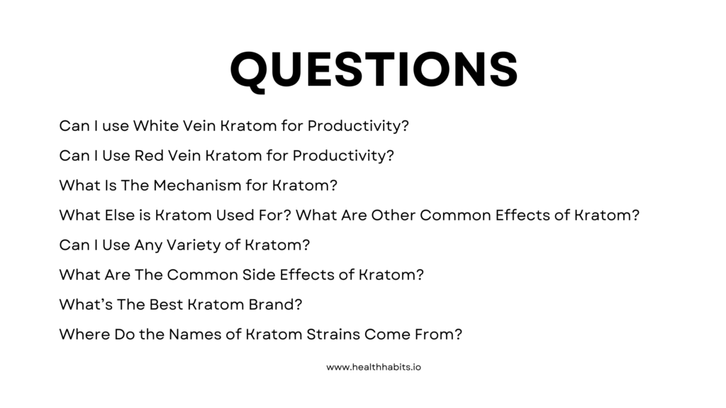 Best Kratom Products for Productivity and Focus